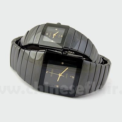 Rado Black Ceramic Mens Watch - Rado Jubile Quartz Movement